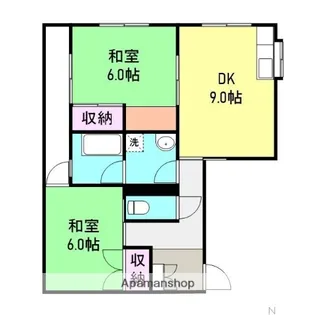 下山ビル【3階】の間取り