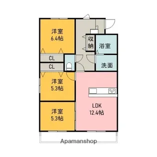 フォルテコート本郷町【1階】の間取り