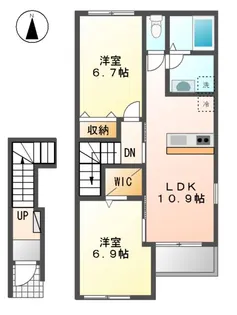 サンモールSA【2階】の間取り