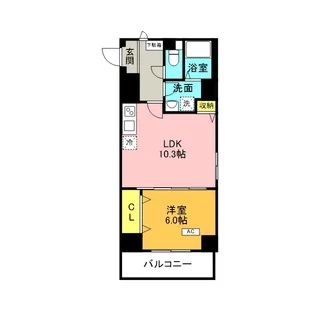 フィラトゥーラ山本被服第一ビル【4階】の間取り