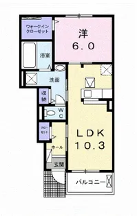 アルドール【1階】の間取り
