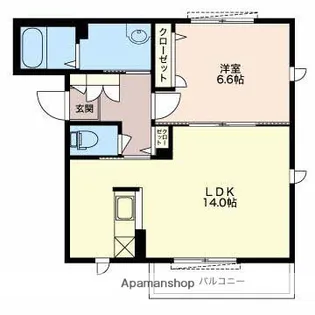 メゾン・ド・レーヴ【B102号室】の間取り