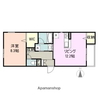 Blue Tree【3階】の間取り