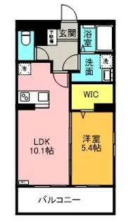 モンテ リサイア【2階】の間取り