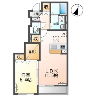 駿河ヴィラ 壱番館【1階】の間取り