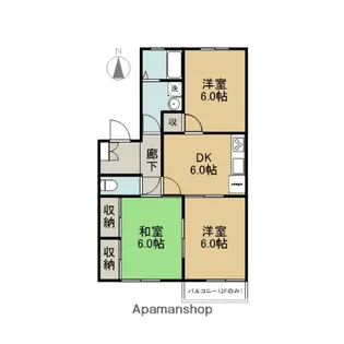 フレグランス後藤B棟【2階】の間取り