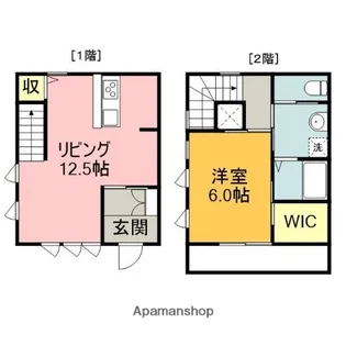 パインズ御幸町【1階】の間取り