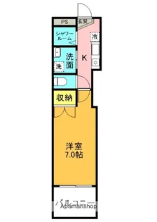 Kレジデンス大手町【405号室】の間取り