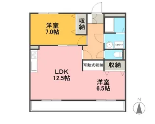 SunFeel(サンフィール)【2階】の間取り