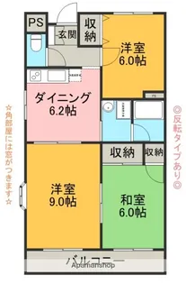 アビタシオン富士岡【502号室】の間取り