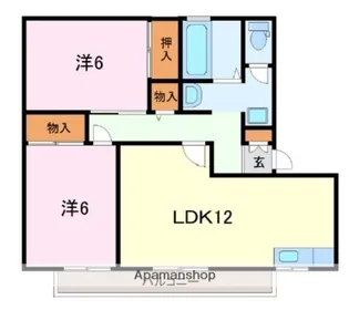 ファンタジー館Ⅱ【2階】の間取り