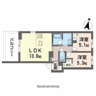 SHINE FORT【1階】の間取り