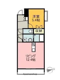 グランメールコート米山【1階】の間取り
