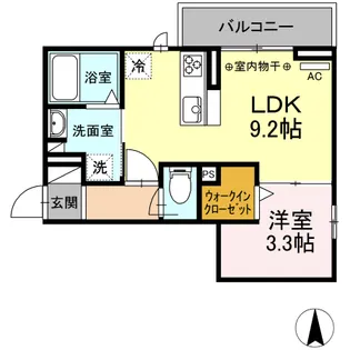サンイースト【2階】の間取り