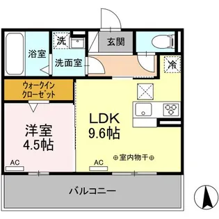 BRISA(ブリーサ)【1階】の間取り