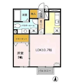 エスポワールYⅢ【2階】の間取り