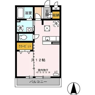 セジュール北島【1階】の間取り