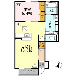 レガーロ【1階】の間取り