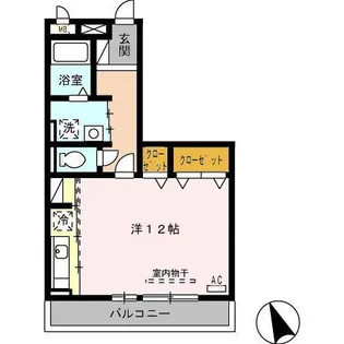 プレミアム B棟【3階】の間取り