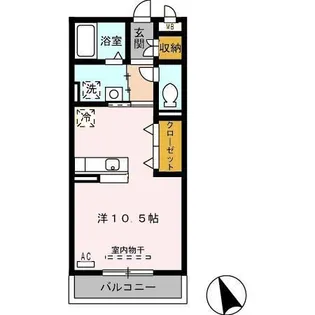 プレミアム B棟【2階】の間取り