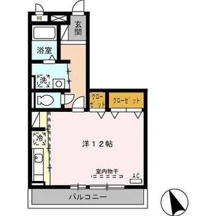 プレミアム B棟【1階】の間取り