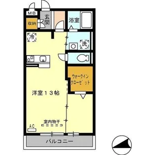 アミティエ(ヨネヤマチョウ)【2階】の間取り