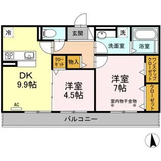 SERENO(セレーノ)【3階】の間取り
