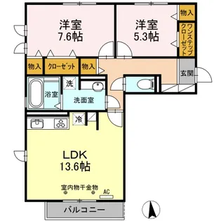 SERENO【3階】の間取り