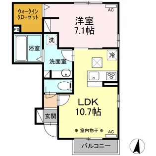 レガーロⅡ【1階】の間取り