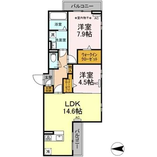 FLEURIR【3階】の間取り