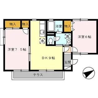 ヴァンコートIII【1階】の間取り