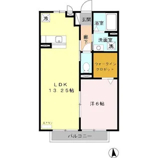 ヴァンコートV【2階】の間取り