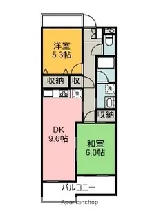 ポヌール香貫【3階】の間取り