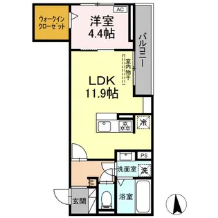 (仮)沼津市富士見町PJ【3階】の間取り