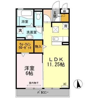 アネックス3号棟【1階】の間取り