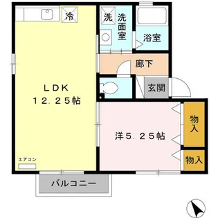 ボナール・パル【2階】の間取り