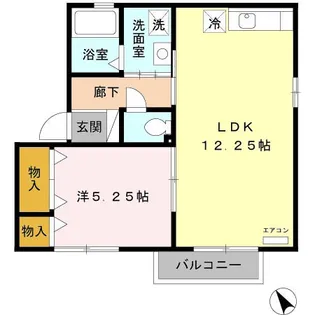ボナール パル【2階】の間取り