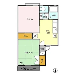 コンフォート北今沢【1階】の間取り