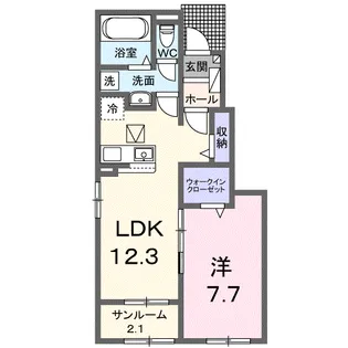 ナトリア ポート【1階】の間取り