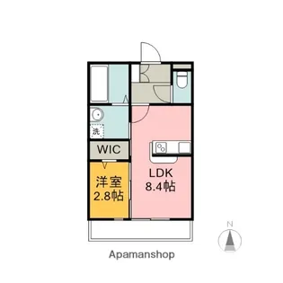 グランドゥール壱町田【1階】の間取り