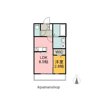 グランドゥール壱町田【2階】の間取り