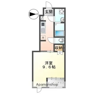 CALM MAISON Ⅱ【1階】の間取り