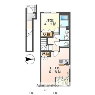 CALM MAISON Ⅱ【2階】の間取り