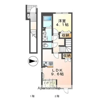 CALM MAISON Ⅱ【2階】の間取り