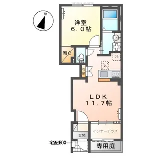 サンプレスⅡ【1階】の間取り