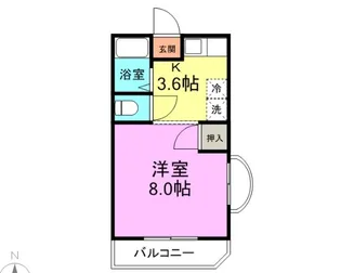 サンシャイン2【2階】の間取り