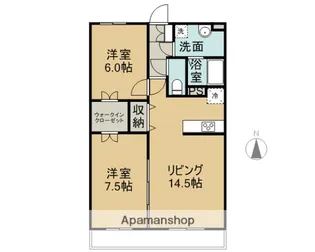 ドルチェ ヴィータ【2階】の間取り
