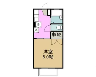 ドミール青笹 A【1階】の間取り