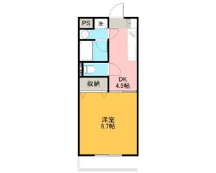 ルーシッドコート【1階】の間取り