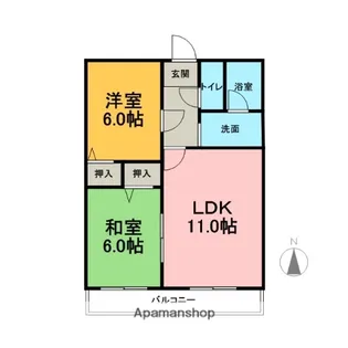 メゾン・ドゥ・セピアⅢ【3階】の間取り